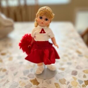 Madame Alexander Cheerleader Doll with Red Skirt